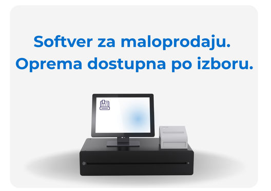Za 19,99 € mesečno, dobijate kompletan POS softver sa svim funkcionalnostima za maloprodaju,