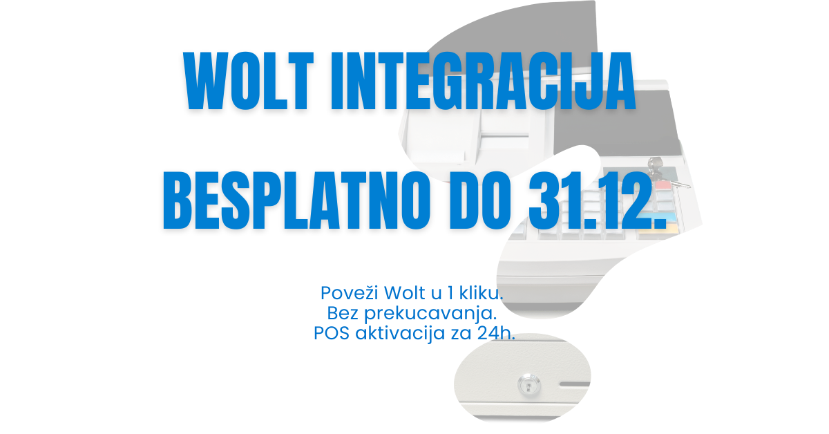 Wolt porudžbine - automatski u POS kasi