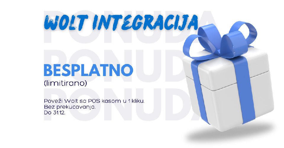 Wolt integracija sada besplatna uz POS licencu – do 31.12.