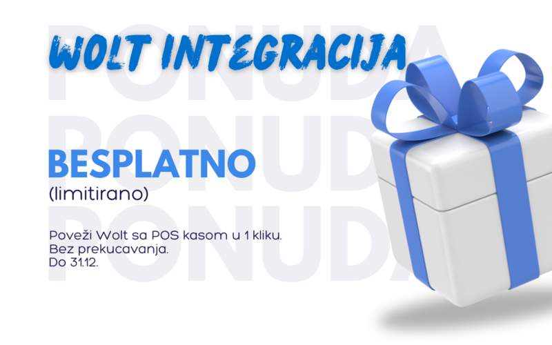 Wolt integracija sada besplatna uz POS licencu – do 31.12.