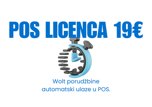 Wolt porudžbine automatski ulaze u POS.Bez prepisivanja i bez greške,  sve porudžbine stižu