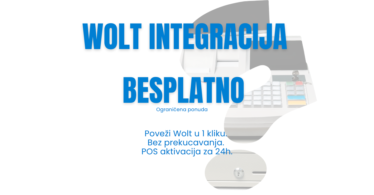 Wolt porudžbine - automatski u POS kasi